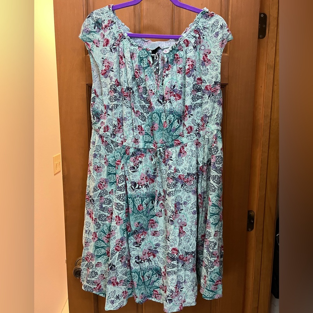Torrid Multicolor Floral Blouse